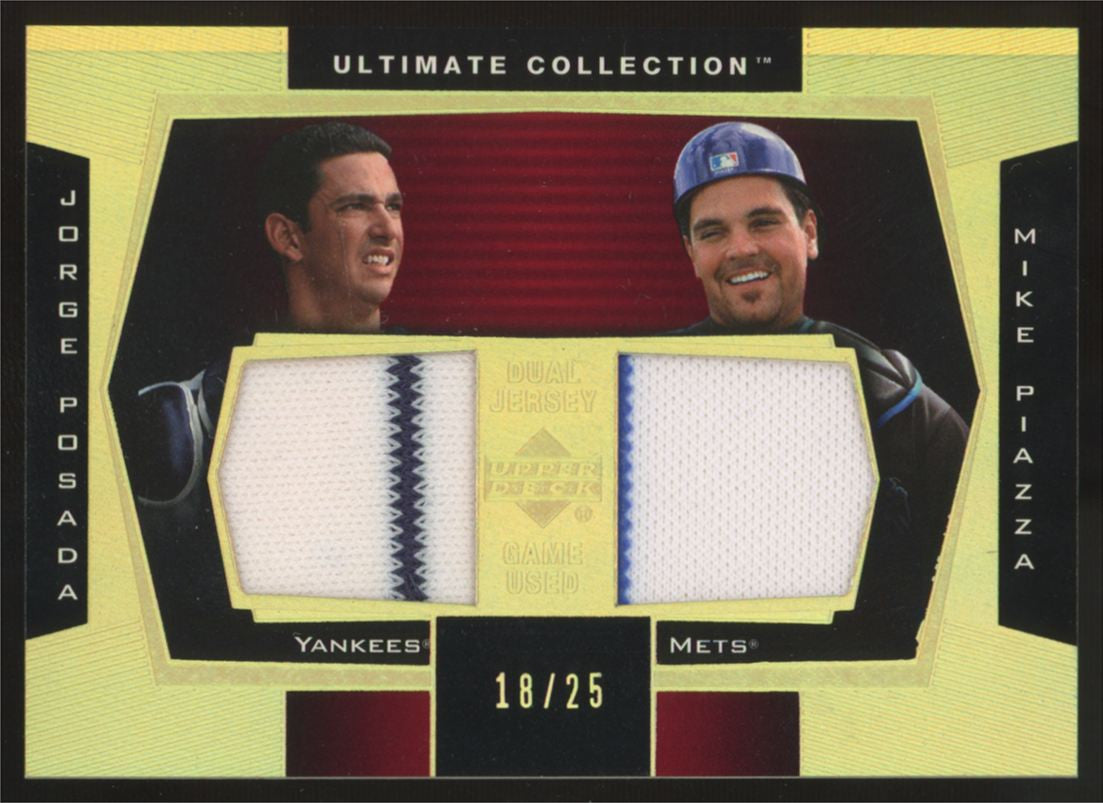 2003 Ultimate Collection Piazza Posada Gold Dual Patch /25 #DJ-JM