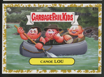 2021 Topps Garbage Pail Kids Go On Vacation Canoe Lou Fool's Gold /50 #82a