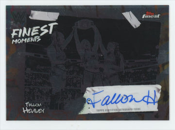 2025 Topps Finest WWE Fallon Henley Moments Auto #FMS-FHY