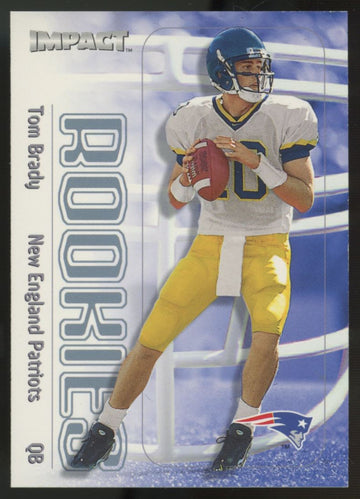 2000 Fleer Impact Tom Brady RC #27