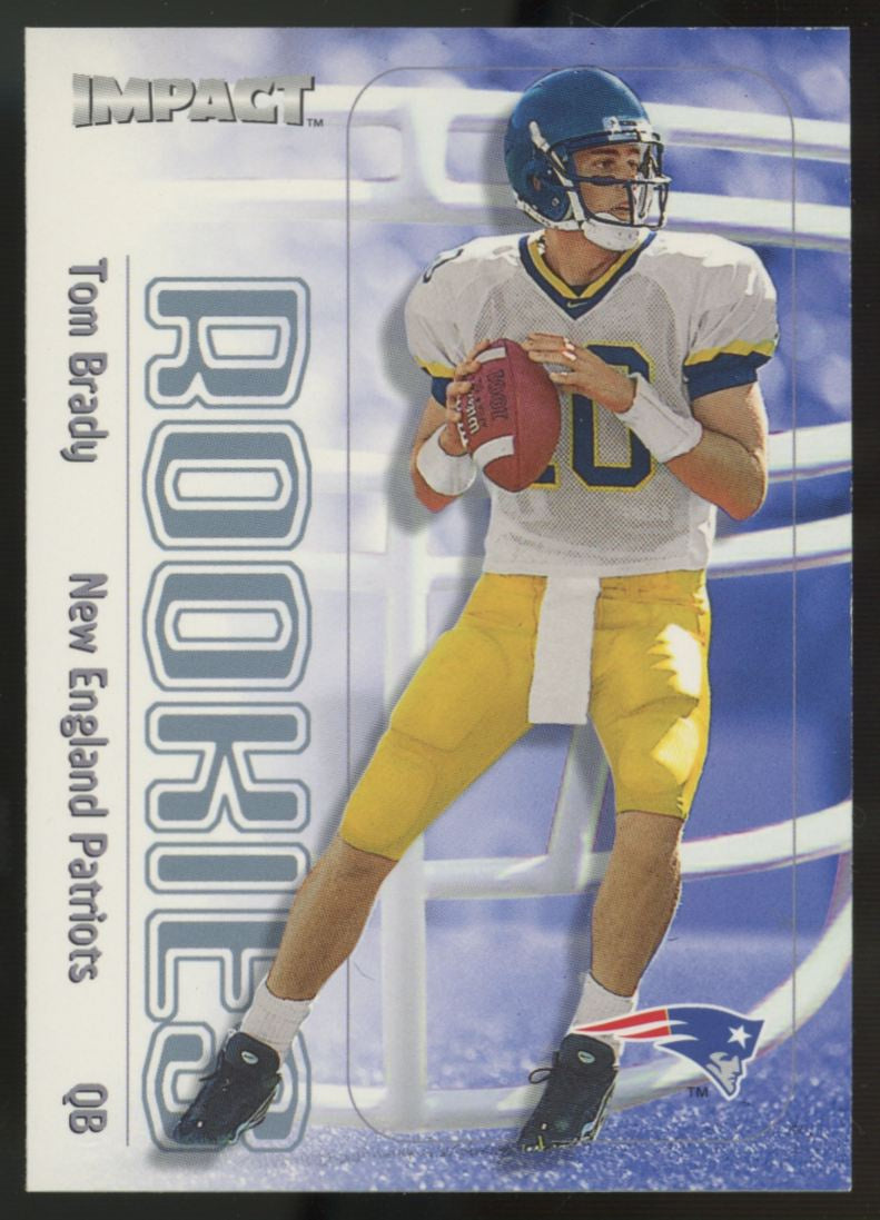 2000 Fleer Impact Tom Brady RC #27
