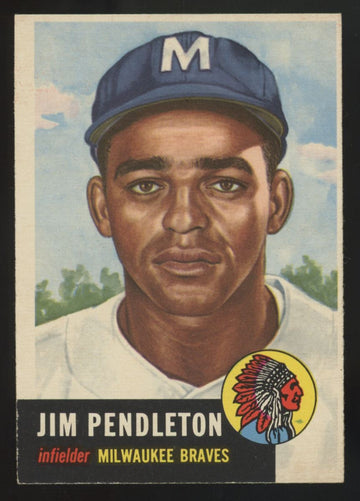 1953 Topps Jim Pendleton #185 EX