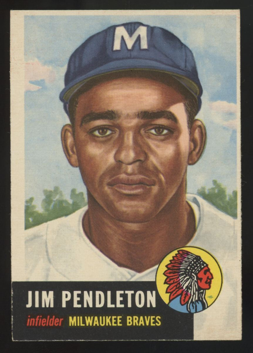1953 Topps Jim Pendleton #185 EX