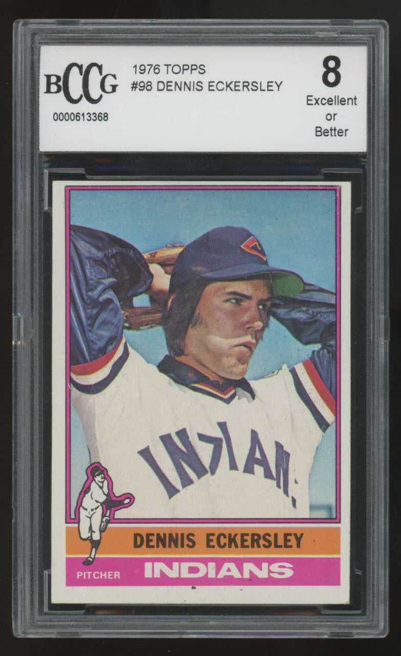 1976 Topps Dennis Eckersley RC #98 BCCG 8