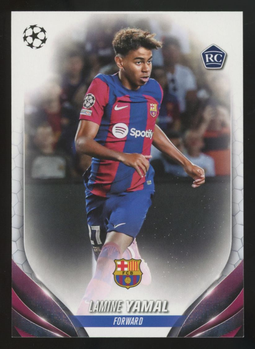 2023-24 Topps UEFA Club Competitions Lamine Yamal RC #64