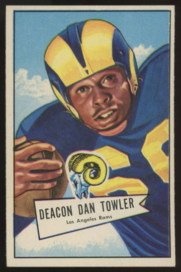 1952 Bowman Large Deacon Dan Towler #120  EX/MT