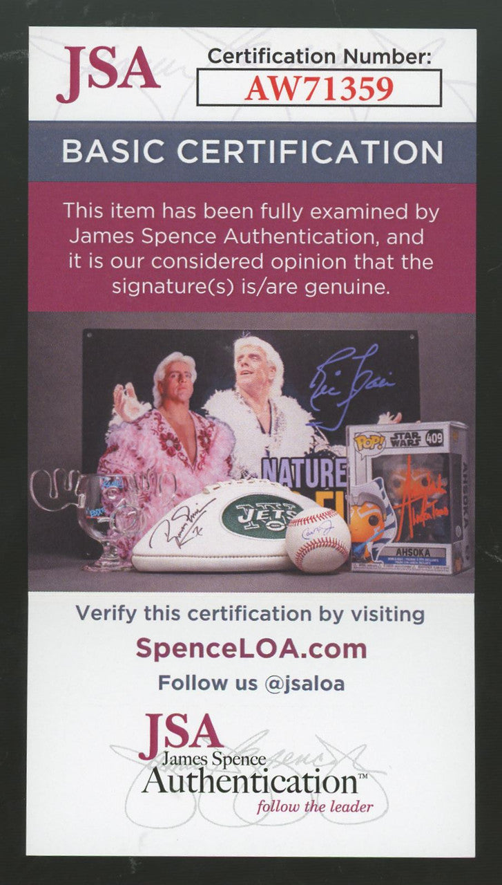 Bill Rogell Signed Autographed Photo Postcard JSA