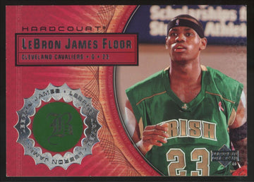2003-04 Upper Deck Hardcourt LeBron James RC Floor Relic #LB3 "A"
