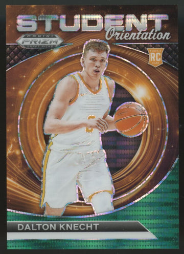 2024 Panini Prizm Draft Dalton Knecht RC Green Pulsar Student Orientation /25 #7
