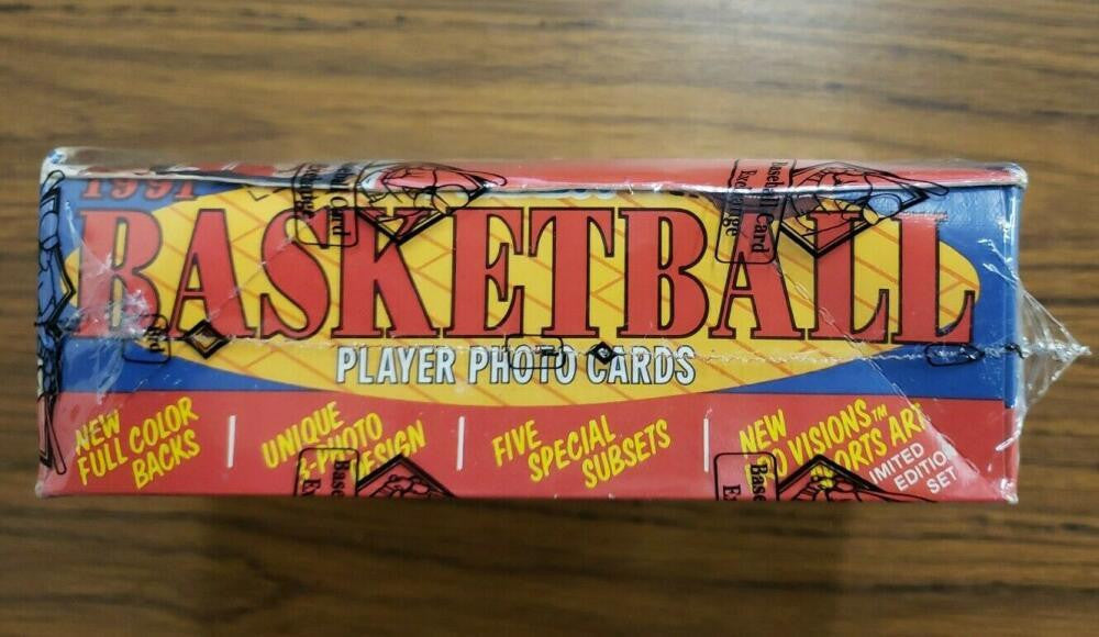 1991/92 Fleer Basketball Series 1 Wax Box BBCE Wrapped Sealed