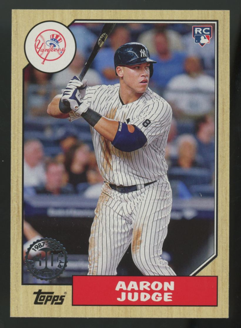 2017 Topps Series Two Aaron Judge RC 1987 Variation #87-177