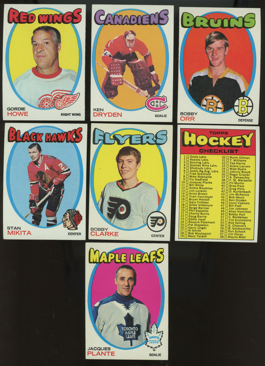 1971-72 Topps Hockey Complete Set (132) EX/MT-NM + Wrappers & Booklets