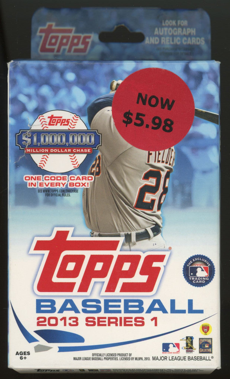 2013 Topps Baseball Series 1 Hanger Box Factory Sealed