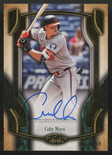 2026 Topps Tier One Coby Mayo Break Out Auto /199 #BOA-CMA