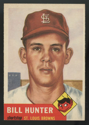 1953 Topps Bill Hunter #166 EX