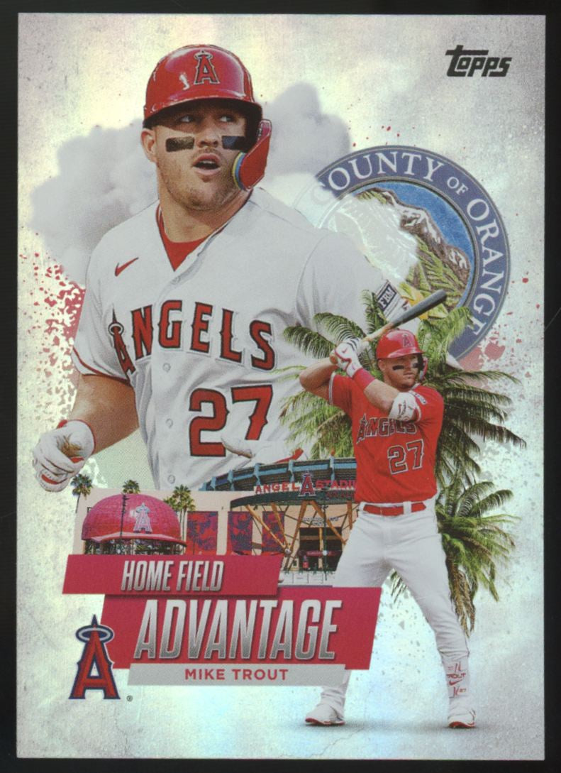 2025 Topps Series One Mike Trout Home Field Advantage #HA-6