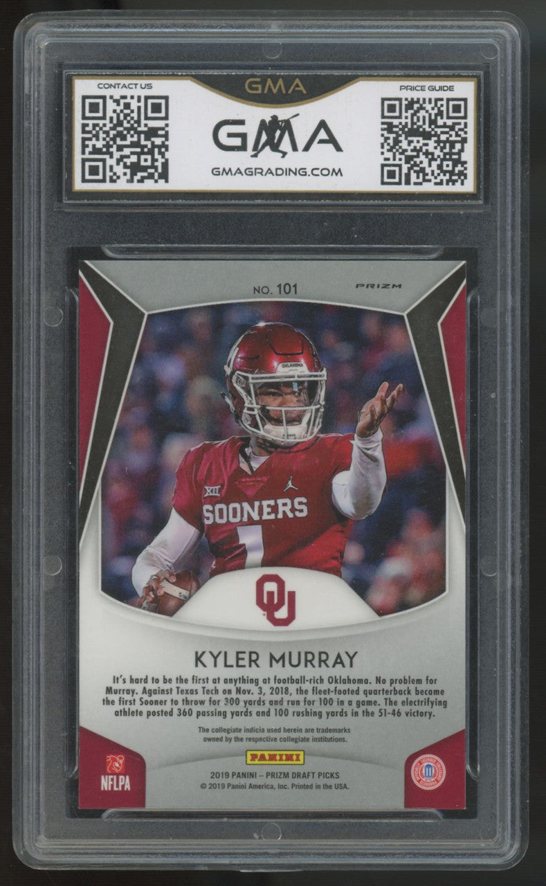 2019 Panini Prizm Draft Kyler Murray RC Red #101 GMA 10