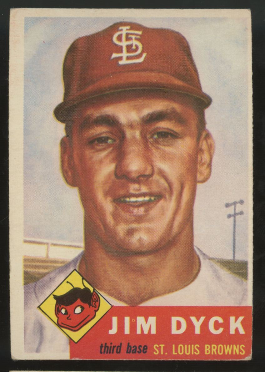 1953 Topps Jim Dyck #177 VG/EX