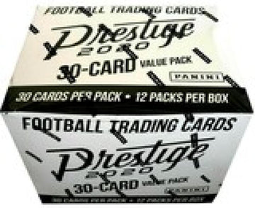 2020 Panini Prestige Football Value Pack Box