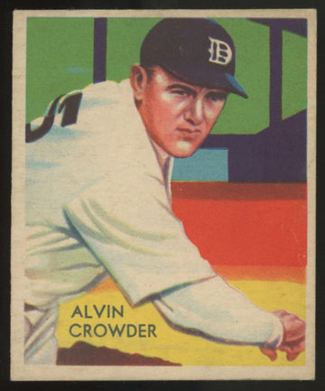 1936 National Chicle Alvin Crowder Diamond Stars #93 NM