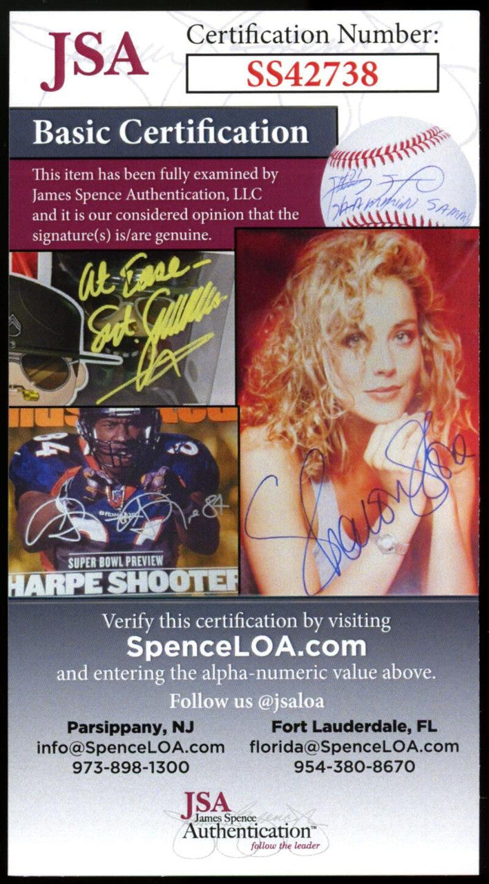 Heinie Manush Signed Autographed Index Card JSA SS42738