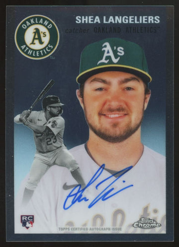 2023 Topps Chrome Platinum Anniversary Shea Langeliers RC Auto #CPA-SL