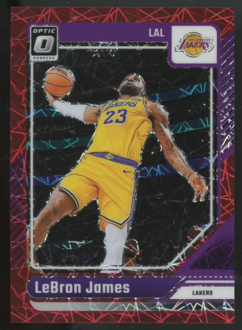 2024-25 Panini Donruss Optic LeBron James Red Velocity /299 #148