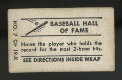 1948 Topps Magic Tris Speaker Baseball Hall Of Fame #7 Good