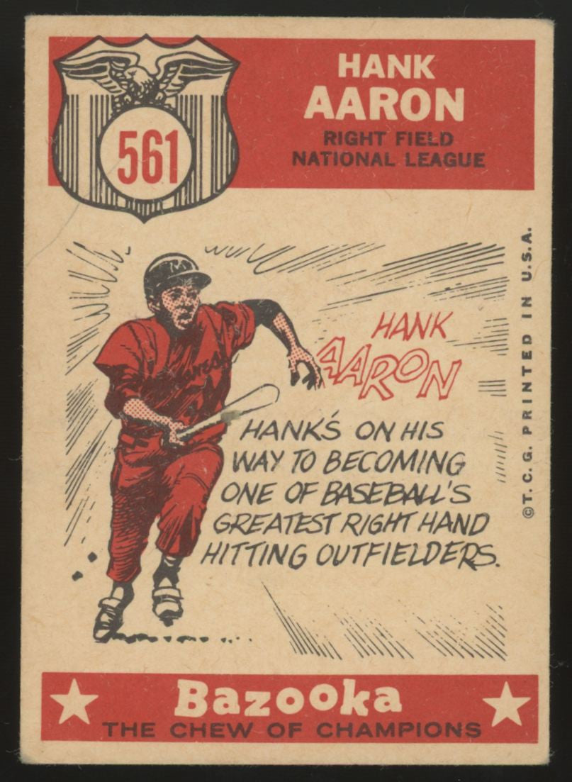 1959 Topps Hank Aaron All Star #561 VG/EX "A"