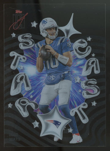 2025 Topps Signature Class Drake Maye Star Cast SSP #SC-13