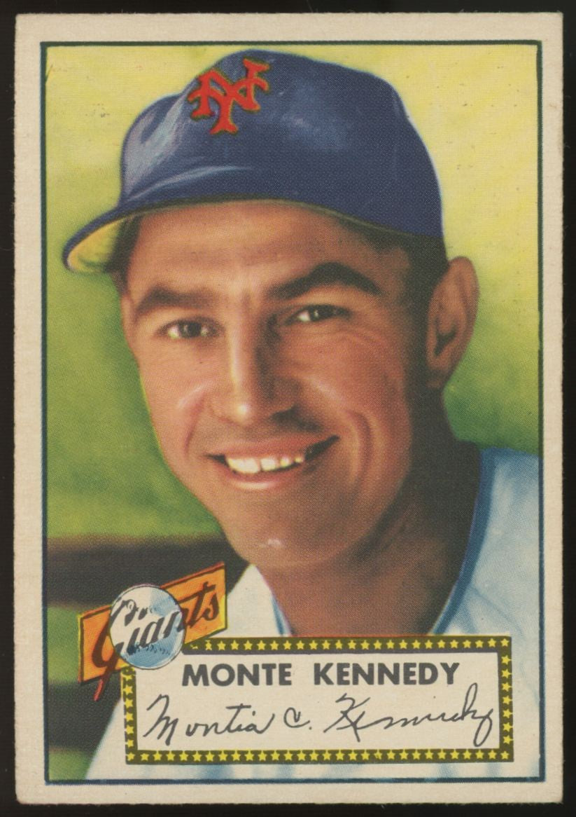 1952 Topps Monte Kennedy #124 EX "C"