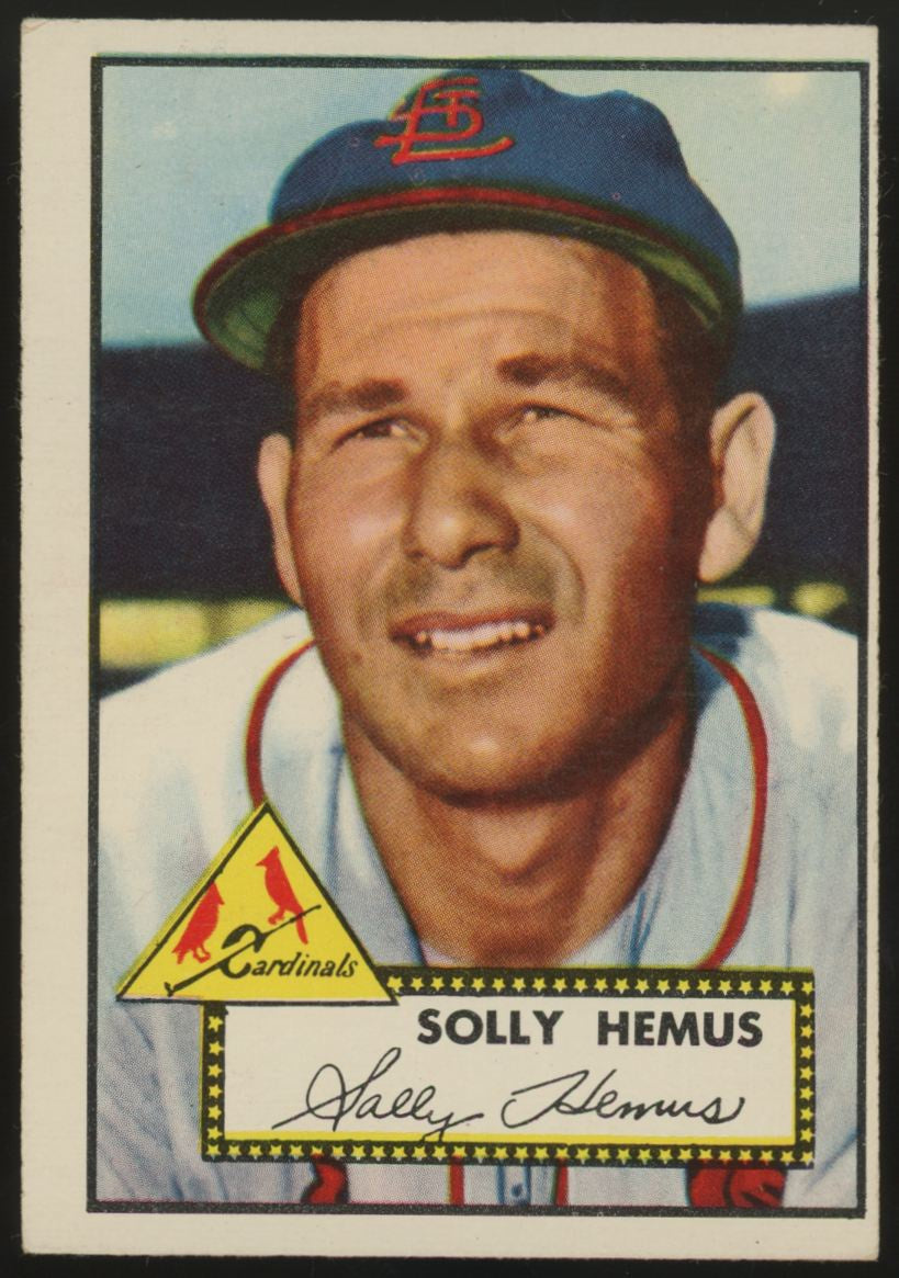1952 Topps Solly Hemus #196 EX