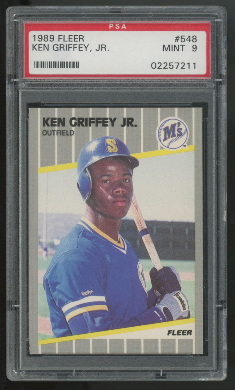 1989 Fleer Ken Griffey Jr. RC #548 PSA 9 *211