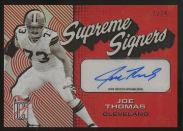 2024 Topps Signature Class Joe Thomas Supreme Signers Auto /25 #SS-JT