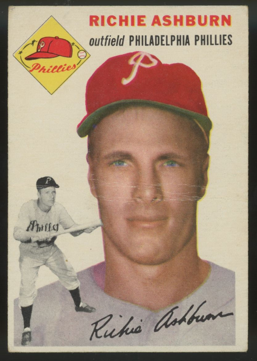 1954 Topps Richie Ashburn #45 G/VG