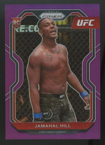 2021 Panini Prizm UFC Jamahal Hill RC Purple /149 #42
