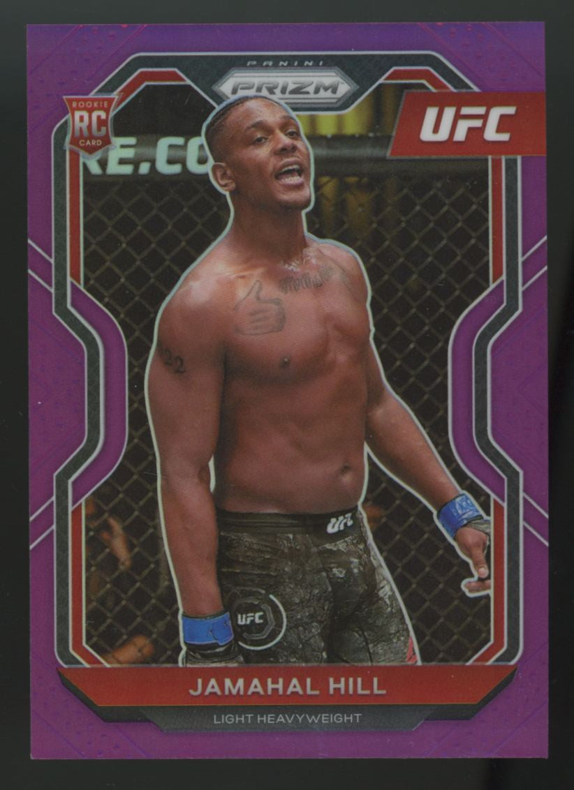2021 Panini Prizm UFC Jamahal Hill RC Purple /149 #42