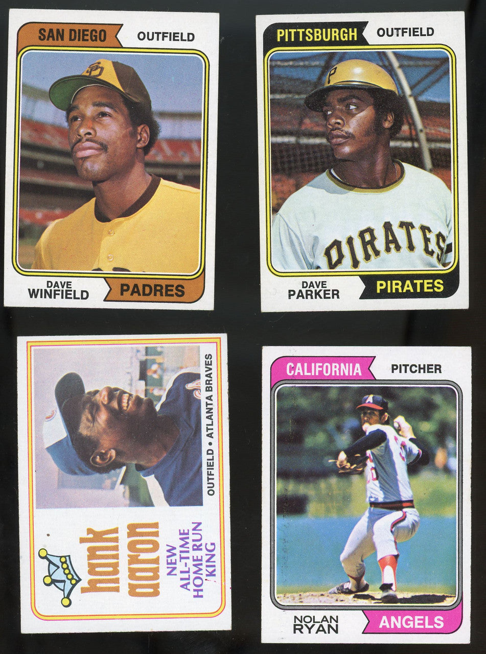 1974 Topps Baseball Complete Set (660) EX Winfield Parker
