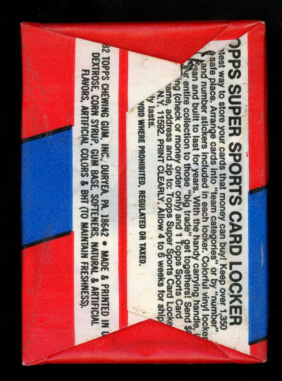 1982 Topps Football Sealed Wax Pack