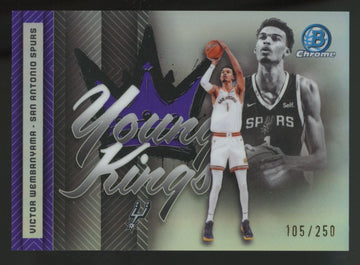2025-26 Bowman Chrome Victor Wembanyama Young Kings Purple /250 #YK-8