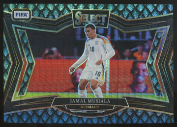 2024-25 Panini Select FIFA Jamal Musiala Field Level Jade Dragon Scale /28 #228