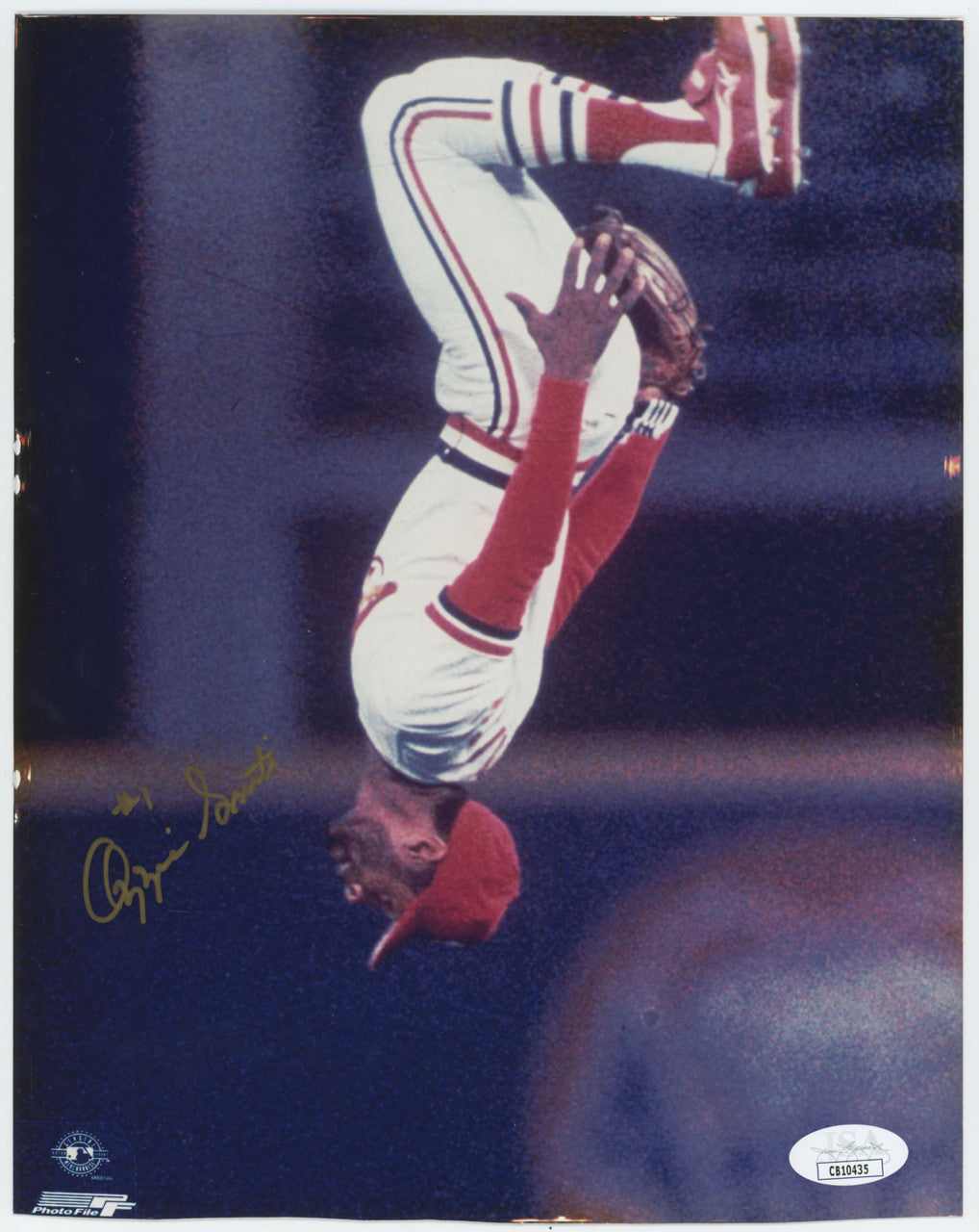 Ozzie Smith Signed Autographed 8x10 Photo JSA
