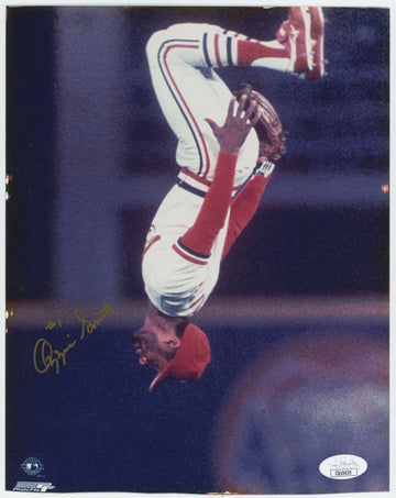 Ozzie Smith Signed Autographed 8x10 Photo JSA