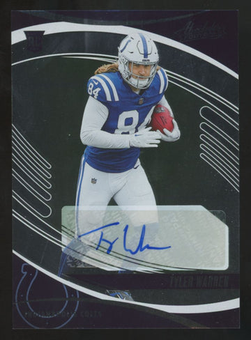 2025 Panini Absolute Tyler Warren RC Auto #195