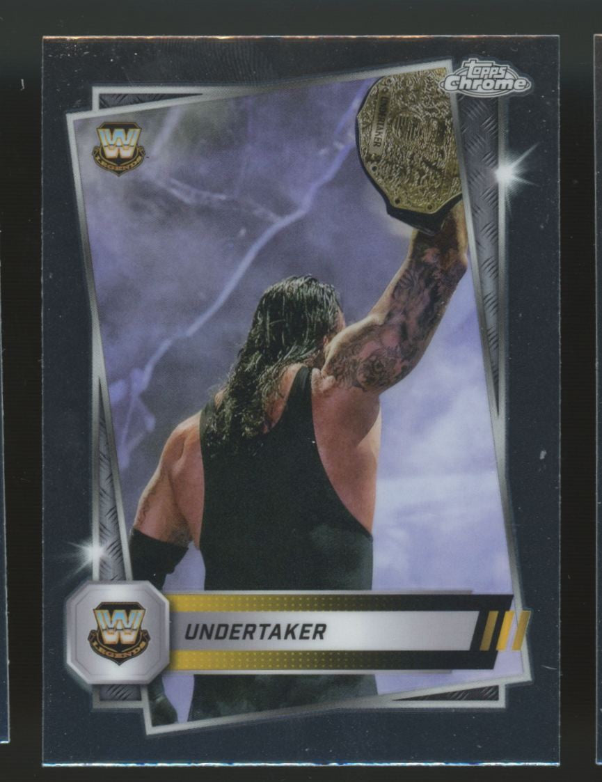 2025 Topps Chrome WWE Undertaker Image Variation SSP #266
