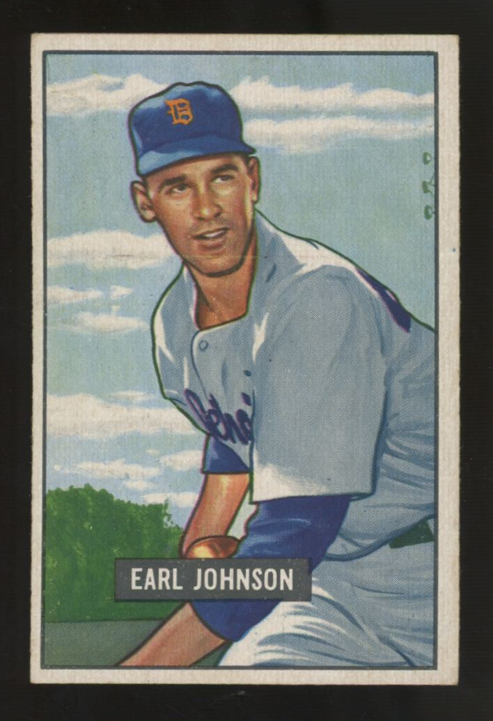1951 Bowman Earl Johnson #321 EX/MT