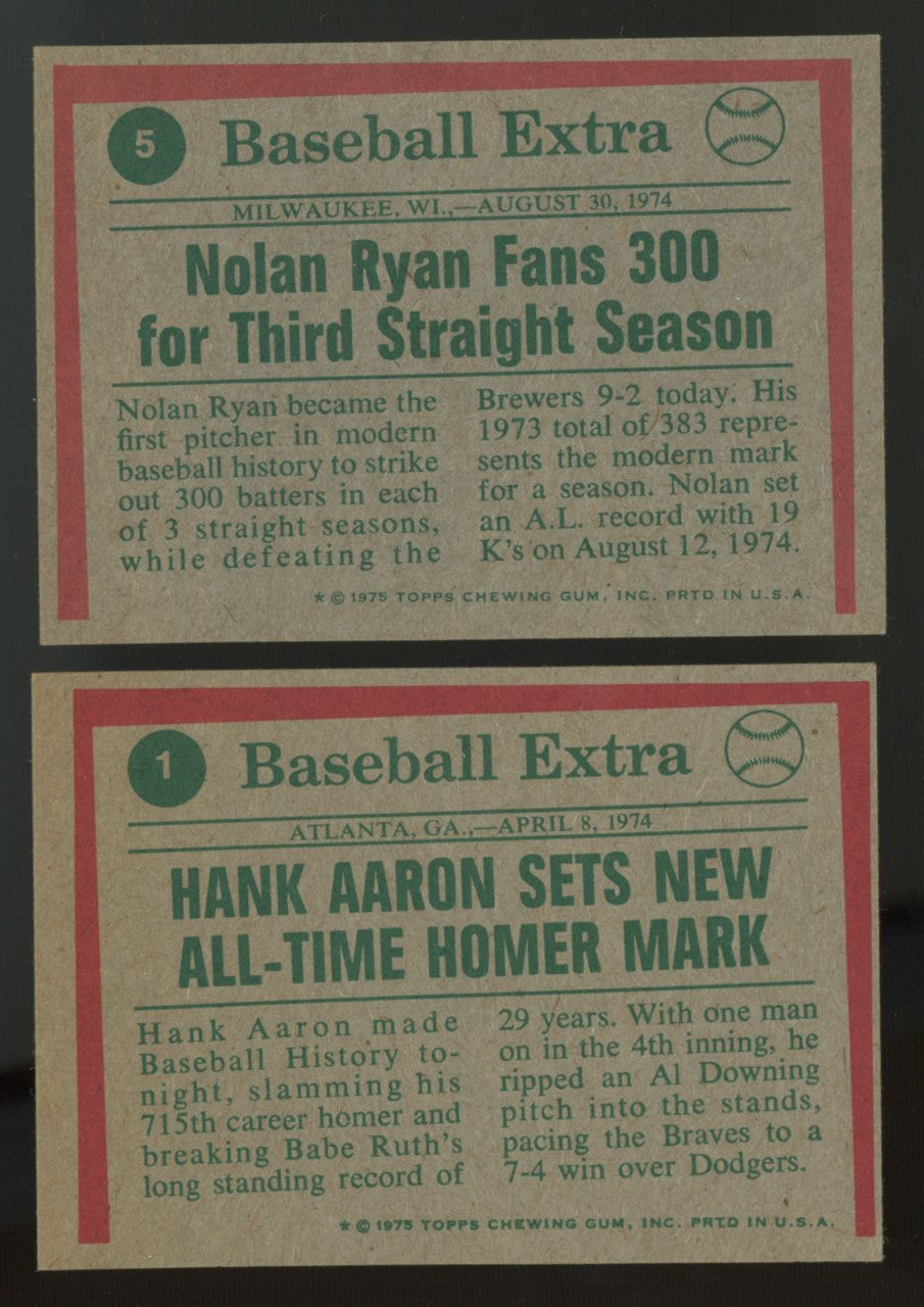 1975 Topps Mini Baseball Complete Set (660) VG/EX-EX Overall