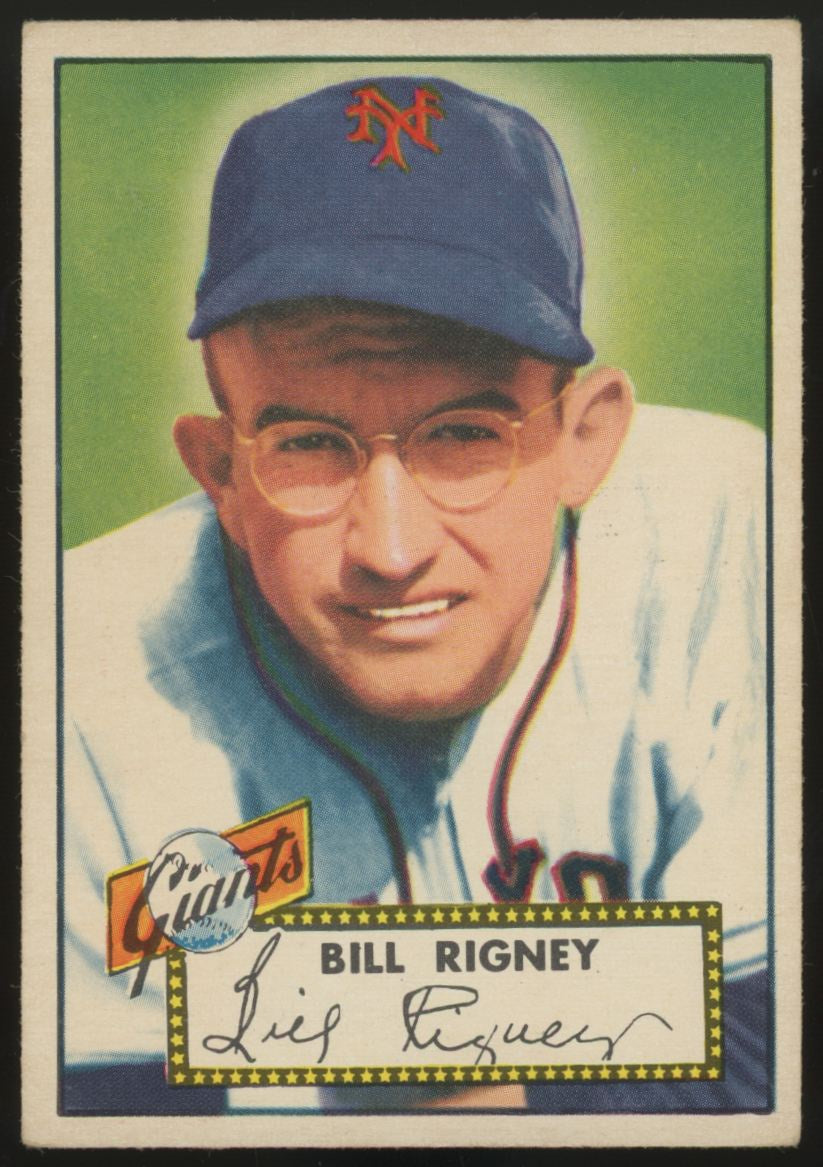 1952 Topps Bill Rigney #125 EX