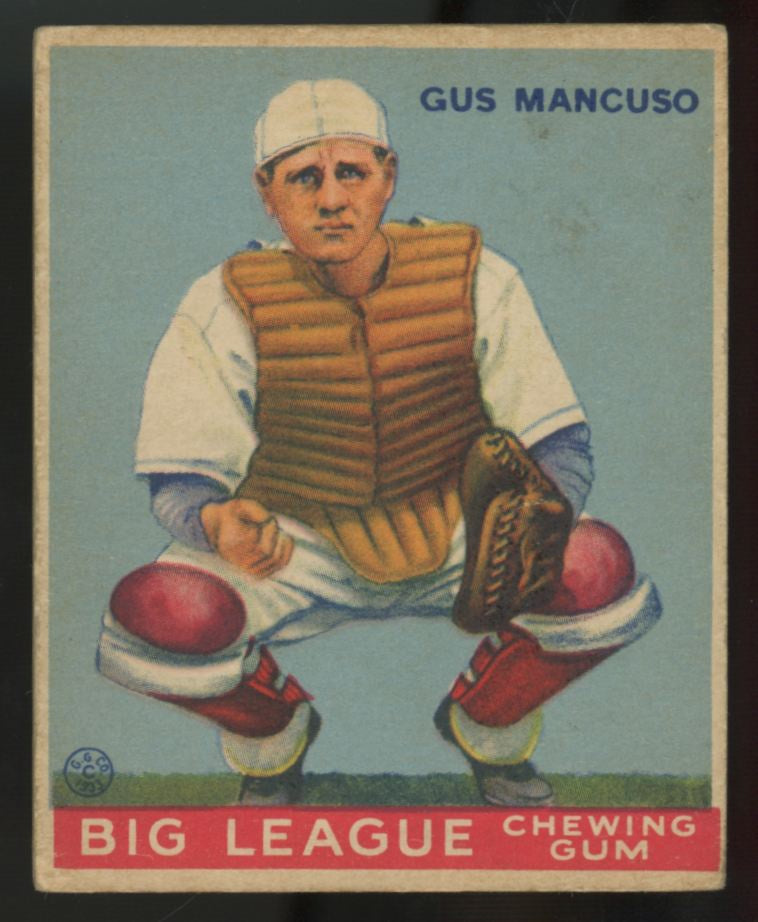 1933 Goudey Gus Mancuso #41 VG "A"