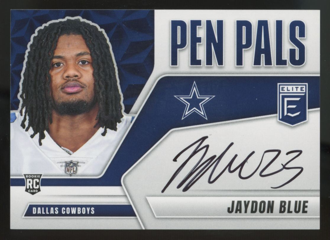 2025 Panini Donruss Elite Jaydon Blue RC Pen Pals Auto #PP-JBL